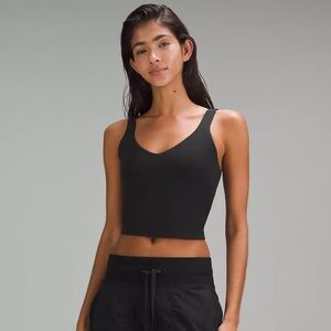lululemon Align tank top, light support, A/B Cup in black